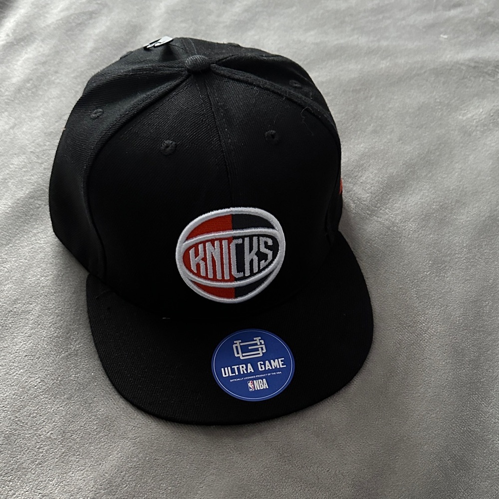 New York Knicks NBA Official Ultra Game Snapback Adjustable Hat Cap Black